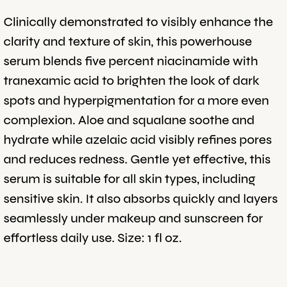 NIB FACILE BRIGHTEN TARGETED PIGMENT SERUM - Picture 4 of 16